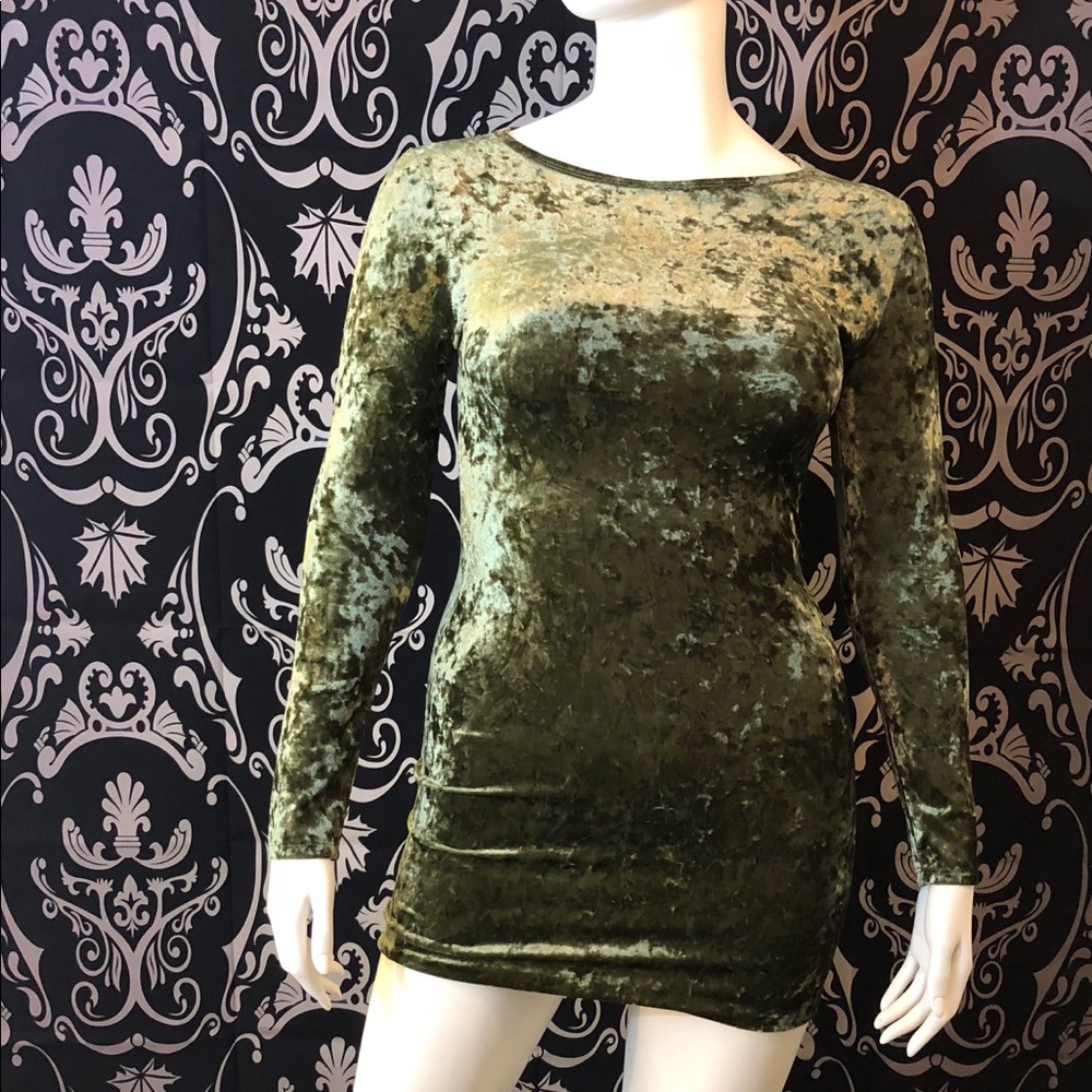 Jr plus Size velvet dress